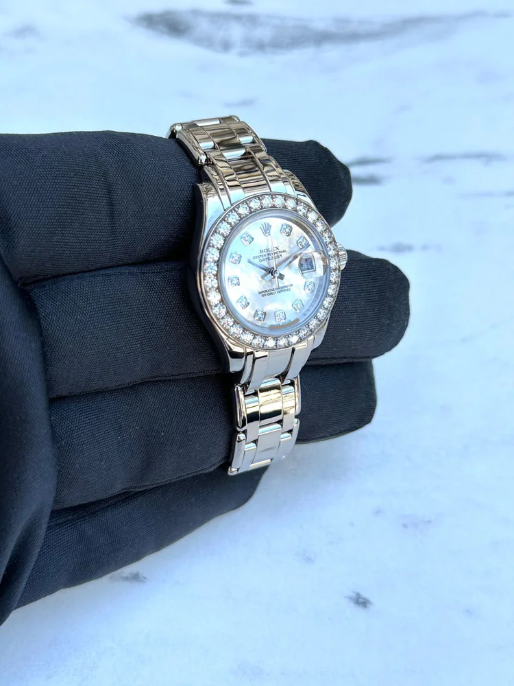 Rolex Lady-Datejust Pearlmaster Full set 2021 NOS New warranty card